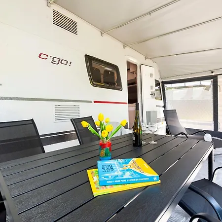 Bauer Caravan In Fkk Solaris Campingplatz